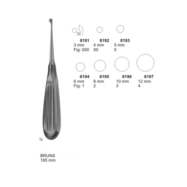 BRUNS 165 mm 3mm
