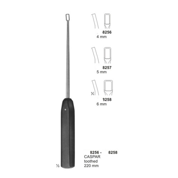 CASPAR toothed 220 mm 4mm