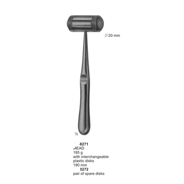 MEAD 185g with interchangeable plastic disks 190 mm