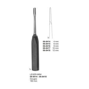 LEXER-MINI Gouges 180 mm 4mm