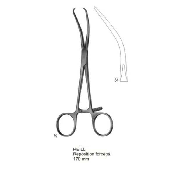 REILL Reposition forceps, 170 mm