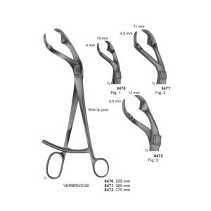 VERBRUGGE bone holding forceps 255mm