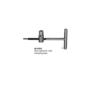 Wire tightener, with clamping jaws