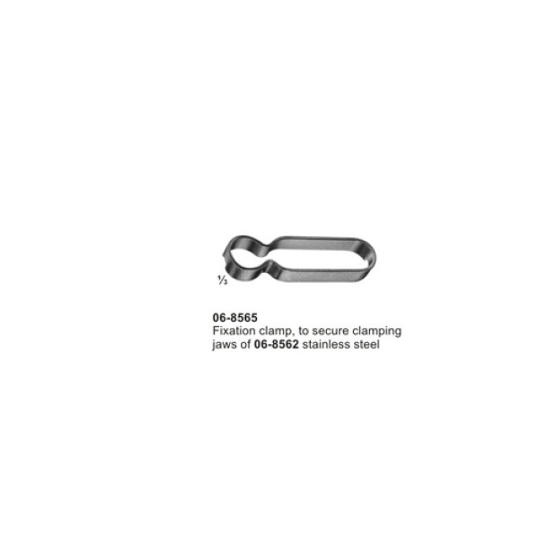 Fixation clamp, to secure clamping